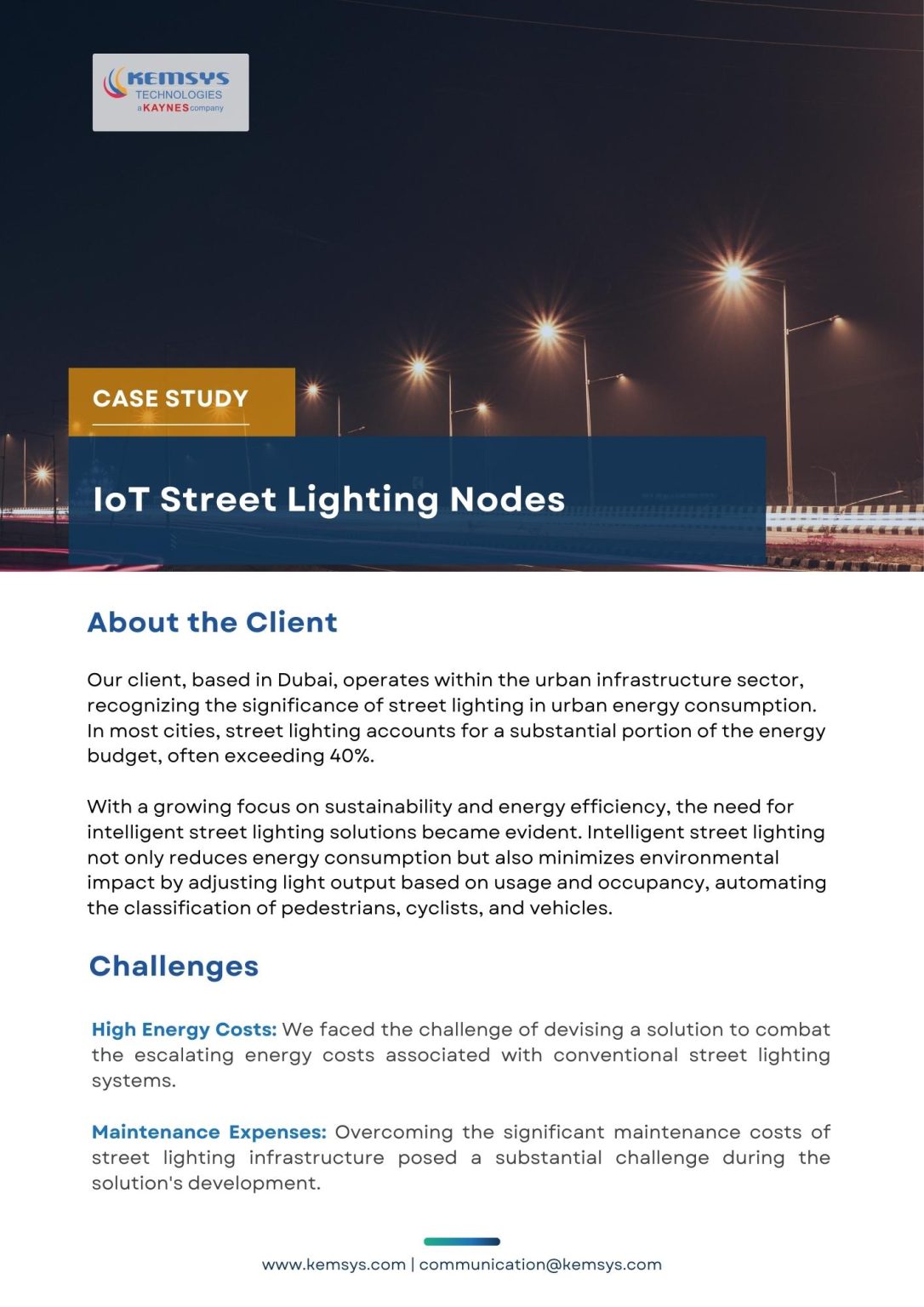 IoT Street Lighting Nodes